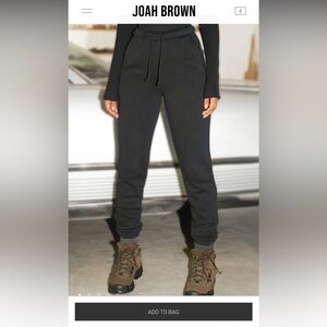 Joah Brown Women’s Black Joggers size XS/S